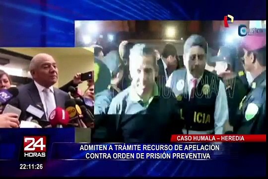 Declaran admisible el recurso de apelación de Ollanta Humala y Nadine Heredia