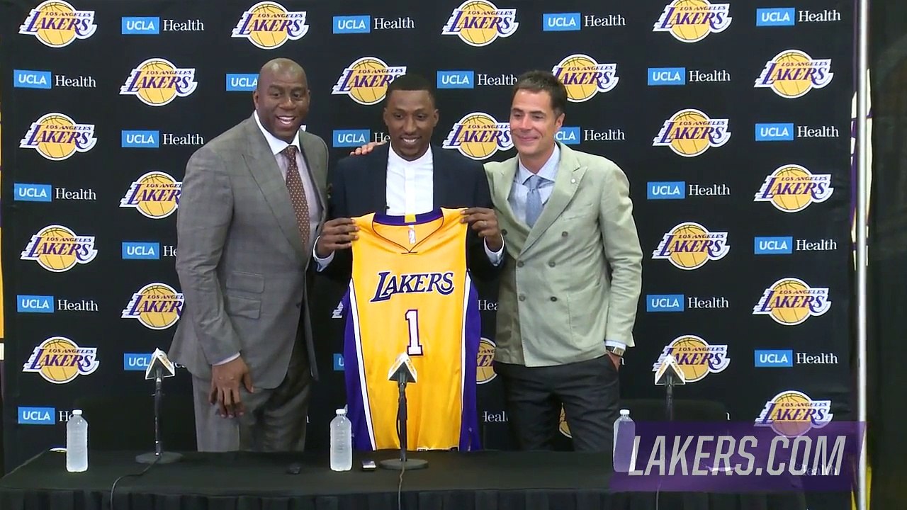 【NBA】Kentavious Caldwell-Pope Introductory Press Conference - Lakers  2017 NBA Free Agency