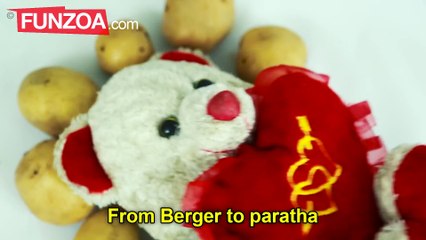 Aloo Song   Potato Song   Funzoa Mimi Teddy   Funny Vegetable Song 2016
