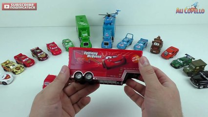 Coches transportista transportistas relámpago camiones Amapola makvyn Pixar Cars 2 mack mcqueen