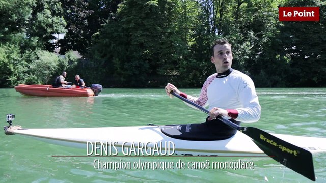 Interview sur l'eau avec le champion olympique de canoë Denis Gargaud