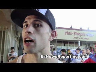 Khan Sparring Partner Santana Talks To EsNews