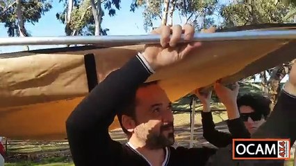 How to set up an OCAM awning