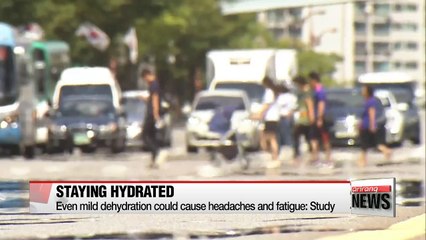Even the slightest level of dehydration could cause headache and fatigue: Study