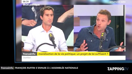 François Ruffin de La France Insoumise "s’ennuie" à l’Assemblée nationale (Vidéo)