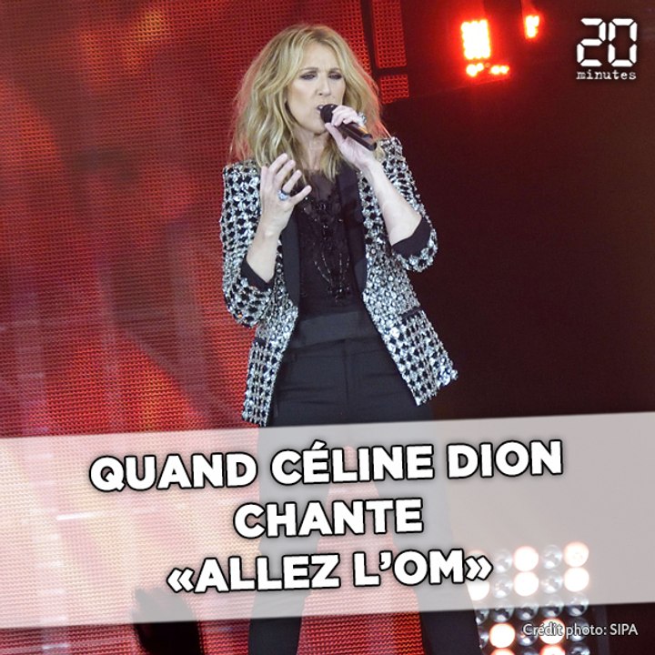 Quand Céline Dion chante «Allez l'OM» au Vélodrome