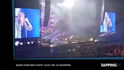 Céline Dion chante "Allez l’OM" en plein concert au Vélodrome (vidéo)
