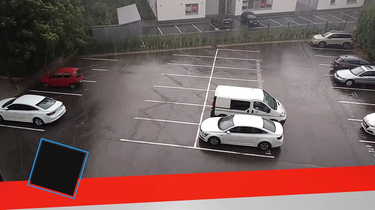 Gros orage sur Namur ce 19 juillet