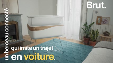 Un berceau connecté imite le mouvement d'une voiture