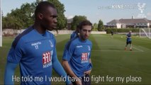 Ex Arsenal player Mathieu Flamini gives his first interview as part of Crystal Palace