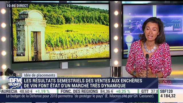 Idées de placements: Les résultats semestriels des ventes aux enchères de vin font état d'un marché très dynamique - 20/07