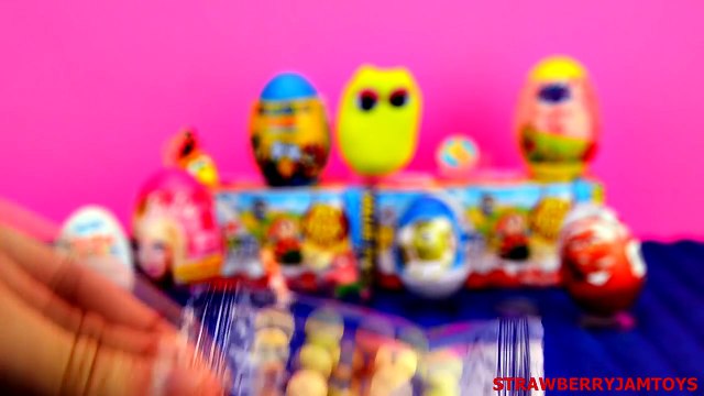 Des voitures des œufs gelé bonjour Salut minou Méga jouer Bob léponge jouets Doh surprise lps mlp barbie shopkins