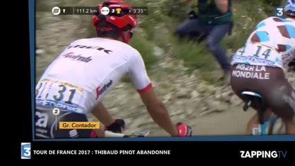 Tour de France 2017 : Thibaut Pinot fiévreux abandonne lors de la 17ème étape (Vidéo)