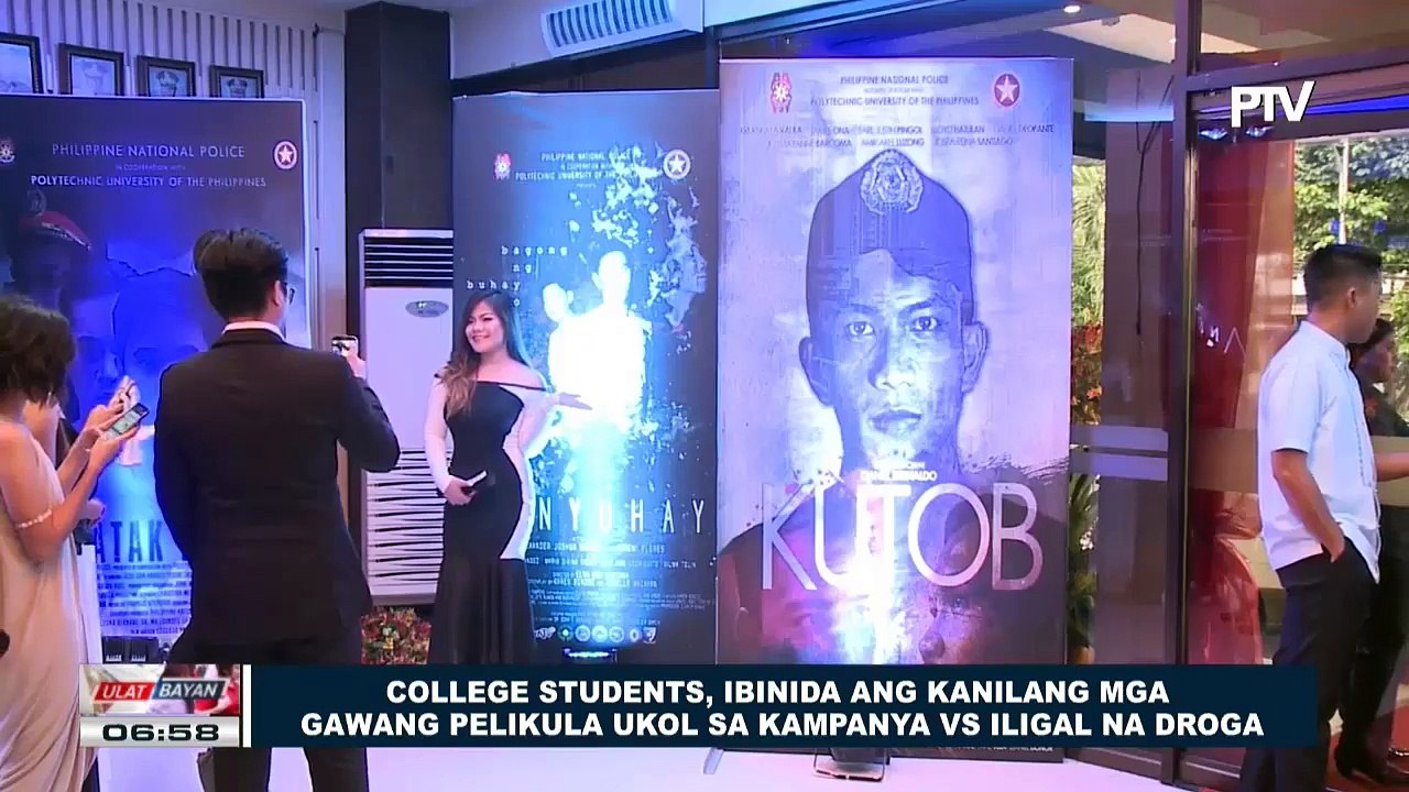 FEATURE: College students, ibinida ang kanilang mga gawang pelikula ukol sa kampanya vs. iligal na droga