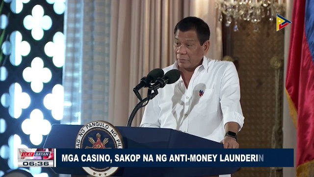 Mga casino, sakop na ng Anti-Money Laundering Act