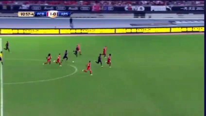 Alex Iwobi 93rd Minute Equalizer vs Bayern (1-1)