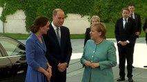 Duke and Duchess of Cambridge meet Chancellor Merkel