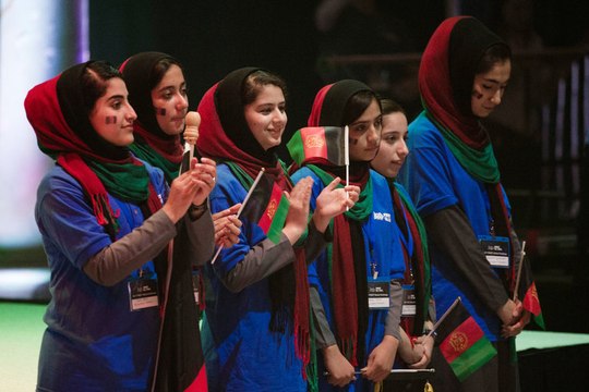 All-Girl Afghan Robotics Team Competes In U.S. After Visa Hurdles