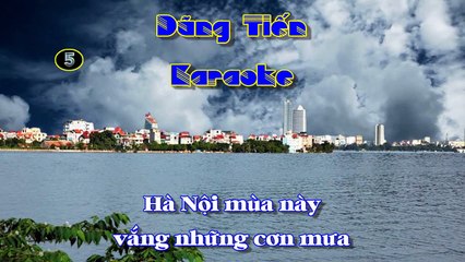 [Karaoke] HÀ NỘI MÙA VẮNG NHỮNG CƠN MƯA (Giọng Nữ: Cm)