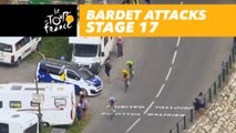 Romain Bardet attaque / attacks - Étape 17 / Stage 17 - Tour de France 2017