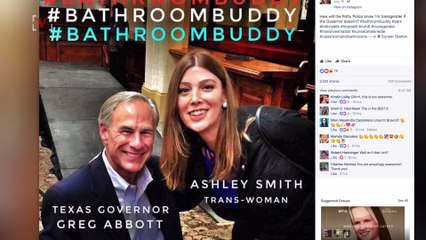 Transgender Woman Takes Photo With Texas Governor at Center of Bathroom Debate