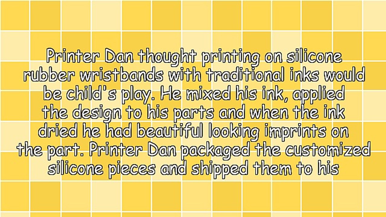 Learn How to Print on Silicone Rubber Wristbands, Jewelry and Parts
