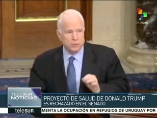 EE.UU.: aumenta rechazo al proyecto de salud de Trump en el Senado