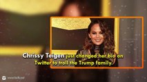 Chrissy Teigen Trolls Donald Trump with New Twitter Bio