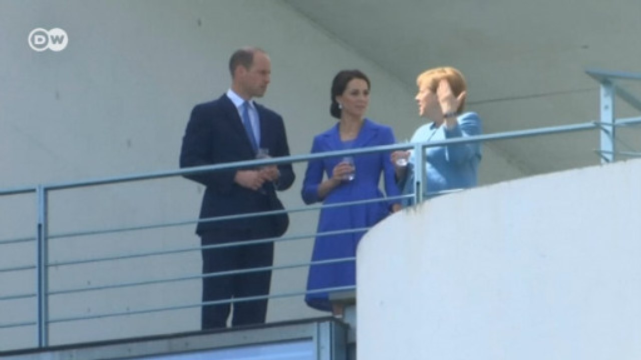 Kate e William visitam a Alemanha