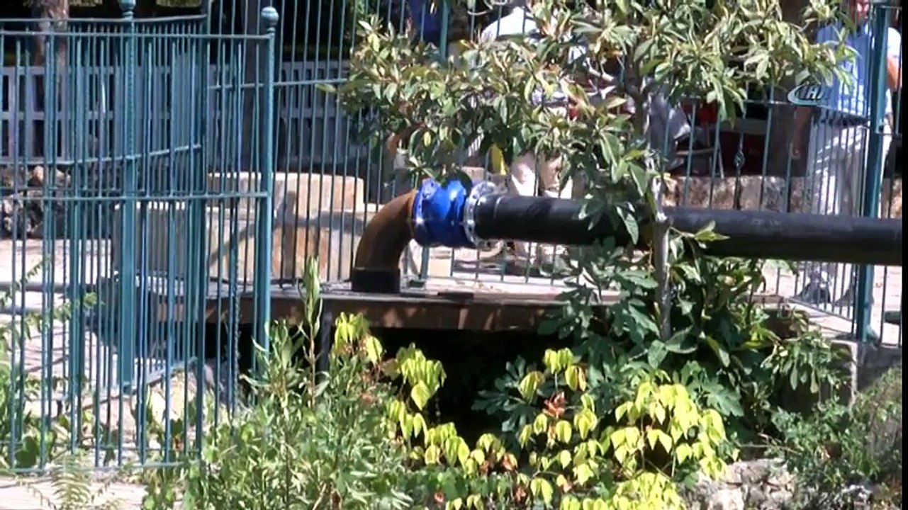 Kuruyan Düden Şelalesi Suya Kavuştu