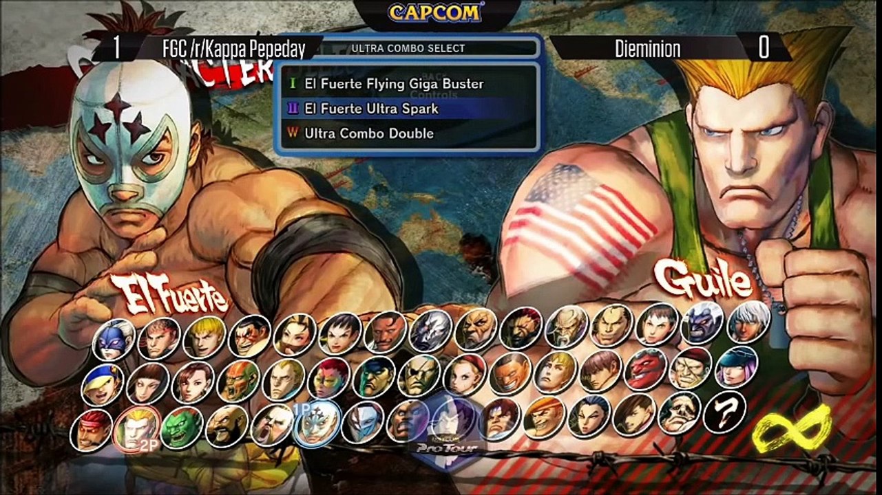 USF4 TFC 2014 - Pepeday (El Fuerte) vs Dieminion (Guile)