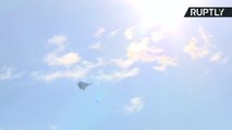 New Military Fighter Jets Roar Through the Skies at MAKS 2017 Air Show