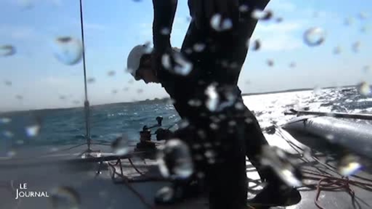 Tours de France à la voile: Embarquement à bord d'un Diam 24