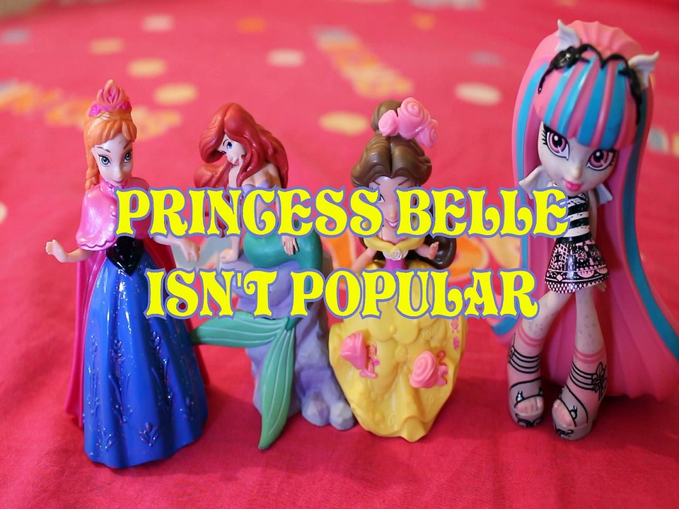 PRINCESS BELLE ISN'T POPULAR ANNA FROZEN ARIEL ROCHELLE GOYLE ARIEL Toys BABY Videos MERMAID BEAUTY AND THE BEAST , DISN