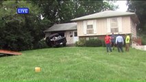 Driver Crashes Stolen Pickup into Home's Living Room