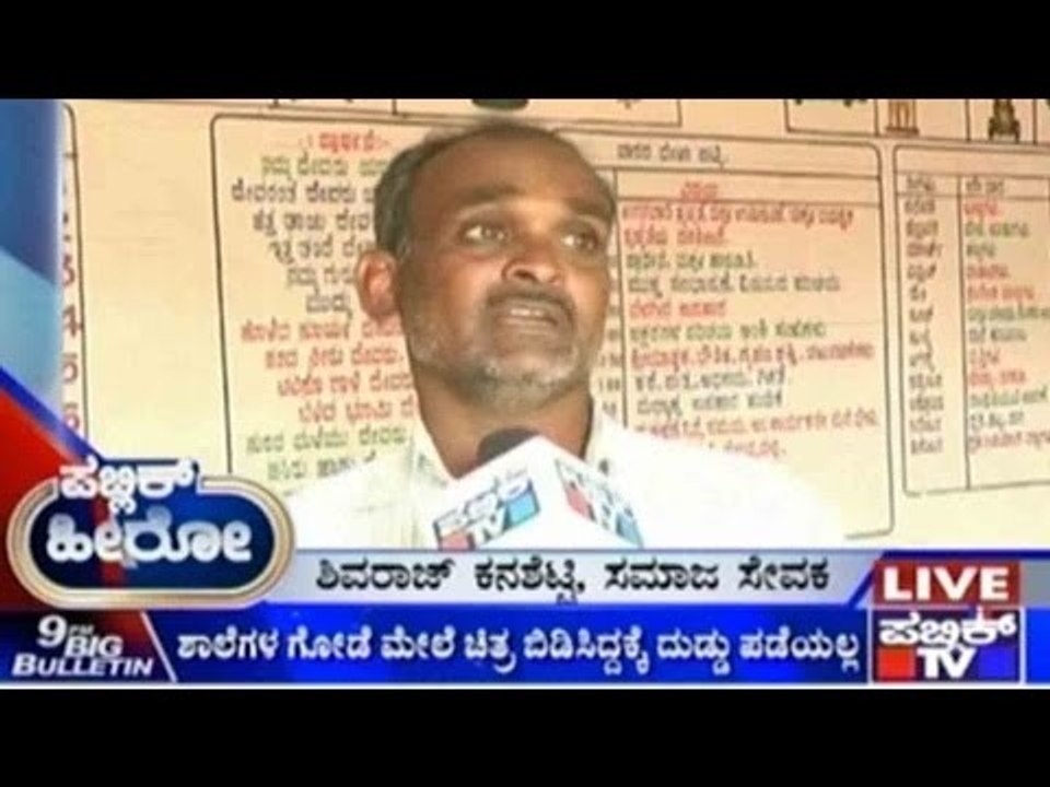 Public Hero | Shivaraj Kanshetty From Bidar  | Sep18th,2015