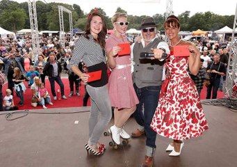 Nina's Auftritt beim Rockabella Contest der Chrom & Flammen Show 2017