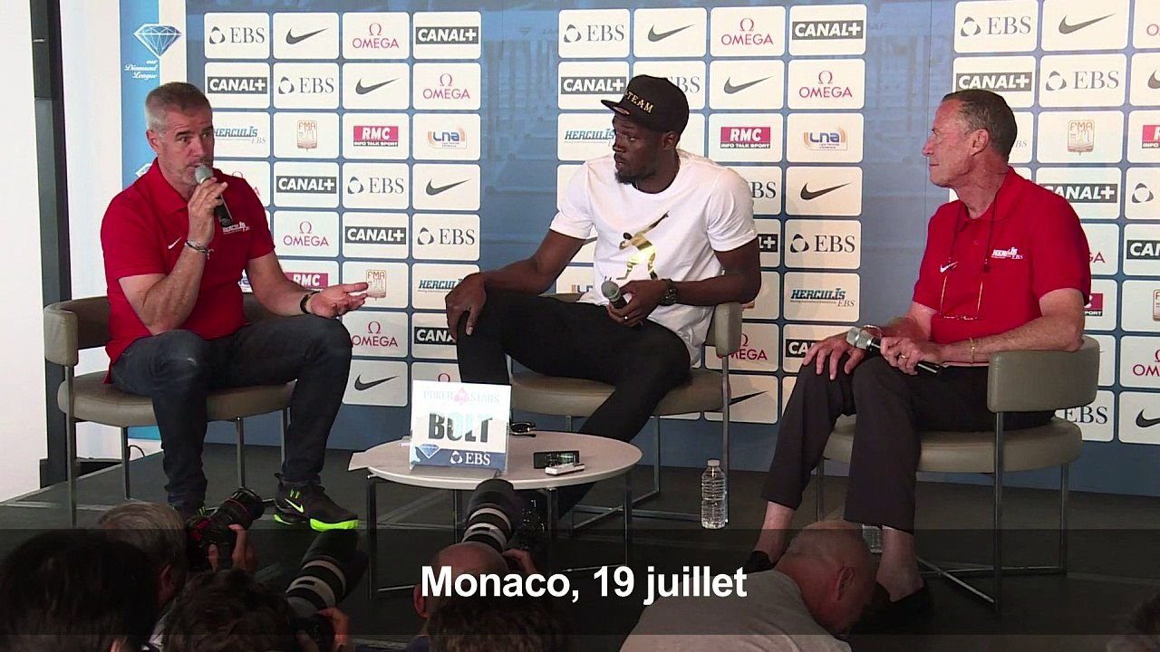 Usain Bolt en pleine forme pour le meeting de Monaco