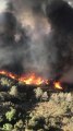 Aerial Footage Shows Scale of California's Detwiler Fire