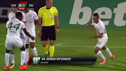 Serge Nyuiadzi  Goal HD - Ludogorets (Bul)	0-1	Zalgiris (Ltu) 19.07.2017