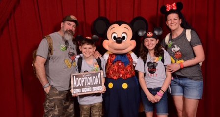Mickey Mouse Surprises Kids By Telling Them Their Official Adoption Date