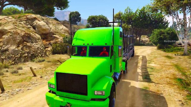 Biler Til Barn I Spiderman Tegnefilm Og Biler For Barnas