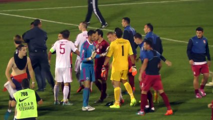 Serbia - Albania (football fight Exclusive)