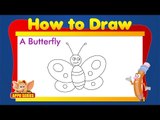 Learn to draw Animals -  Butterfly