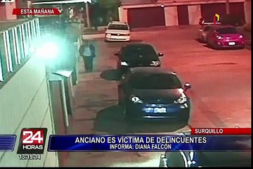 Surquillo: anciano que retornaba de viaje fue asaltado en la puerta de su edificio