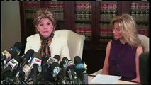 Donald Trump accuser Summer Zervos speaking in LA with attorney Gloria Allred