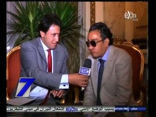 #السابعة | محلب يلتقي بالعقيد " ساطع النعماني" بعد عودته من رحلة علاج بالخارج