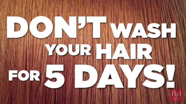 Don E2 80 99t Wash Your Hair for 5 Days