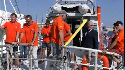 Bastia : le Vice-Amiral Jacques de Solms rend visite à la SNSM