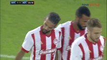 1-1 Το γκολ του Μεντί Καρσελά - Ολυμπιακός 1-1 Αστέρας Τρίπολης - 19.07.2017